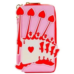 Loungefly x Disney Alice in Wonderland Queen of Hearts wallet NEW